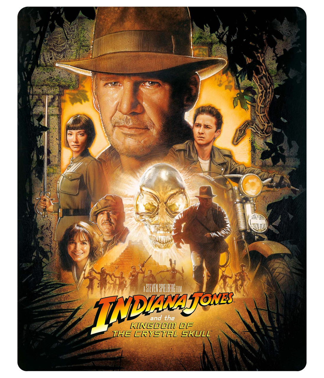 Indiana Jones and the Kingdom of the Crystal Skull (2008) [Blu-ray / 4K  Ultra HD + Blu-ray (Steelbook)] - Planet of Entertainment